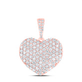 1 1/3CTW-DIA ANA M FASHION HEART PENDANT